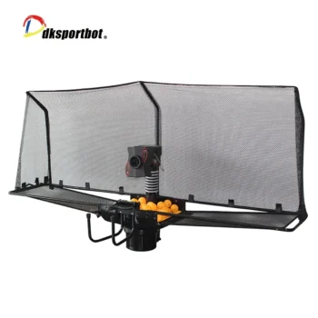 Table Tennis Automatic Launcher,PingPong Machine With 80 Balls Net Remote Automatic Shooter Launcher Practice Training Equipment