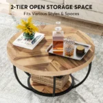 kf-S426df458aaf4465280b7ce294f501314U-Tribesigns-31-7-Round-Coffee-Table-Industrial-2-Tier-Circle-Coffee-Table-with-Storage-Shelves-Modern