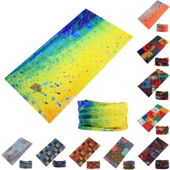 2024 Hot Sale Magic Seamless Tube Bandanas Balaclava Sport Face Shield Mask Neck Scarf Cycling Headbands Women Men braga cuello