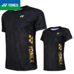 YONEX 2024 New Product Quick-drying Breathable Badminton Jersey Men's and Women's Sports Cultural Shirt Short Sleeves