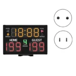 Electronic Basketball Scoreboard, Portable Digital Scoreboard With Remote For Multisports Indoor Outdoor