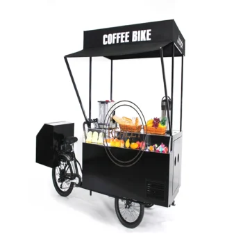 Coffee Bike New Design Customized 3 Wheels Bicycle Mobile Food Truck Vending Drink Cart For Sale