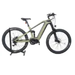 E18-C Powerful 1000W Mid Set Driving Motor 11Speed Gears Carbon Fiber Frame Two Suspension Mountain Ebike EMTB