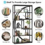 kf-S58a19ead397d4e449213a03128b476a8D-Tribesigns-Bookshelf-Industrial-5-Tier-Etagere-Bookcase-70-8-inch-Tall-Bookshelf-with-8-Open-Storage