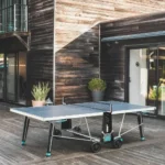 Outdoor Table Tennis Table RETRAC POINT-COUNTING ACCESSORIES, 68000 Grams, Resin Laminate Tennis PING PONG Table