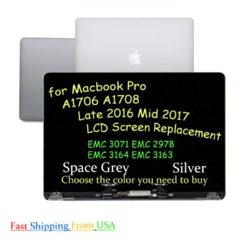LCD Screen Display Assembly for MacBook Pro 13" A1708 A1706 Late 2016 Mid 2017