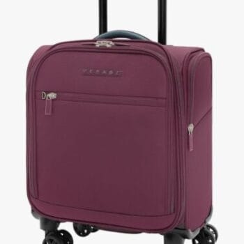 Underseat Carry On Luggage With Spinner Wheels Small Suitcase Softside