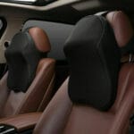 2PCS Car Seat Headrest Pillow Memory Foam Breathable Neck Support Cushion Pad
