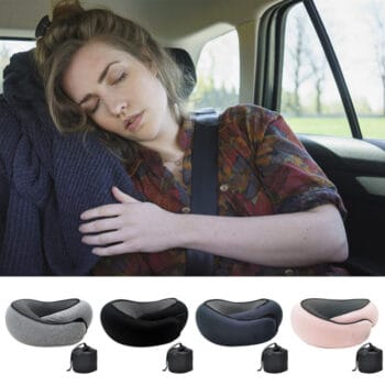 Memory Foam U-Shaped Travel Pillow Neck Support Head Rest Car Plane Soft Cushion