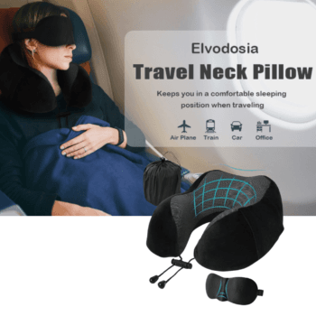 Memory Foam U-Shaped Travel Pillow Neck Support Head Rest Car Plane Soft Cushion