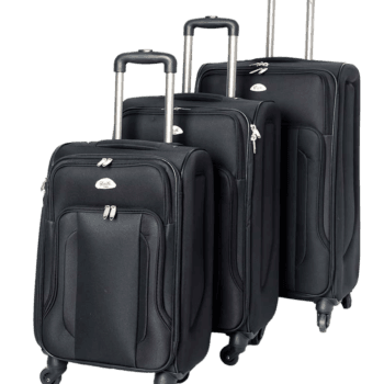Suitcase Travel Bags Lightweight Suitcase 4 Wheel Trolley Bags Multi Pockets Bag