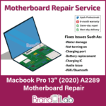 Apple MacBook Pro 13" (2020) A2289 Motherboard REPAIR SERVICE