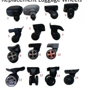 Luggage Replacement Wheels Suitcase Part Spinner Wheel Assorted Brands