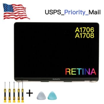NEW Gray For  MacBook Pro A1706 A1708 LCD Screen Display Assembly Replacement A+