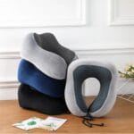 Memory Foam U-Shaped Travel Pillow Neck Support Head Rest Car Plane Soft Cushion