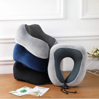 Memory Foam U-Shaped Travel Pillow Neck Support Head Rest Car Plane Soft Cushion