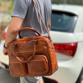 Leather Briefcase,BrownLeather Briefcase, Mens Leather Briefcase, Laptop Bag, Leather bag, Gift for Him, Shoulder Bag, Mens Briefcase