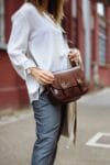 leather bag, handmade leather bag, handbag, woman leather bag, elegant leather bag, made in Italy handbag,messenger bag,cross body bag