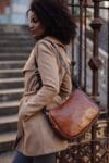 leather bag, handmade leather bag, handbag, woman leather bag, elegant leather bag, made in Italy handbag,messenger bag,cross body bag