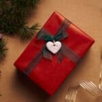 Elegant Ceramic Heart and Star Ornaments for Christmas Tree Decoration | Handcrafted White Ceramic Set | Ceramic Christmas Tree Decor