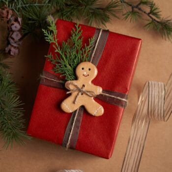 Whimsical Ceramic Holiday Decor Set: Gingerbread Men and Snowman | Set of 2