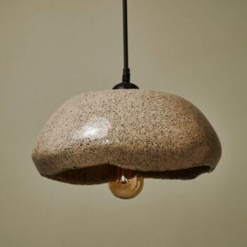 8.6” Handmade Ceramic Chandelier | Unique Artistic Lighting | Art Deco Lamp | Exquisite Handmade Light Fixture | Ceramic Pendant Light