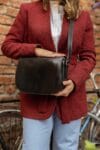 leather bag, handmade leather bag, handbag, woman leather bag, elegant leather bag, made in Italy handbag,messenger bag,cross body bag