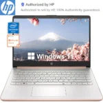 HP Newest 14" Business Laptop,Intel Celeron N4120,16GB RAM,384GB Storage(128GB eMMC+256GB Micro SD),1Year Office 365,Rose Gold