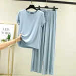kf-H5685c0140dd2405bae8feb63dcc8abc4b-Summer-2024-New-Modal-Pajama-Sets-Women-Lounge-Cute-Sleepwear-Short-Sleeve-Casual-Nightwear-Large-Size