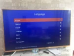 65 75 inch lcd monitor 4k android OS 7.1.1 tv with RAM1.5GB ROM 8GB SMART LED wifi television TV
