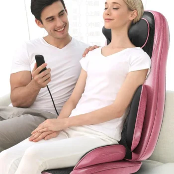 Vibrating Electric Cervical Neck Back Body Household Massage Chair Massage Pad Muscle Stimulator with Heating Device