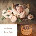 kf-H63dc5f8ebc8246518a4ed51a7de01cecy-Newborn-Photography-Props-Basket-Baby-Photo-Posing-Retro-Woven-Rattan-Round-Basket-Shoot-Container-For-0