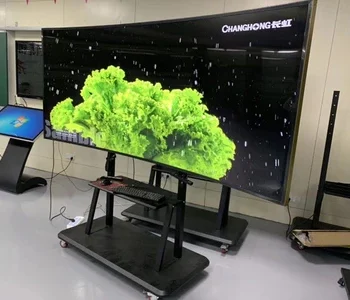 120 inch curved screen 4K monitor display multi languages TV wifi KTV TV Android OS smart led television TV