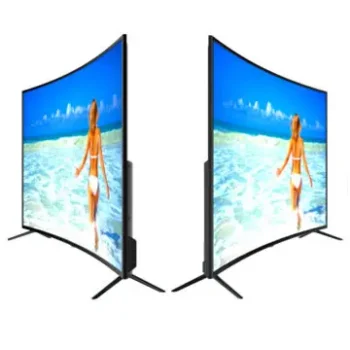 Large size Curved lcd monitor screen 4K LED wifi TV 60 70'' inch Smart TV Android system led Television TV