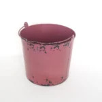 Antique Metal Bucket Photography Props Newborn Photo Posing Basket Props Baby Girl Basket Bowl Photo Backdrop