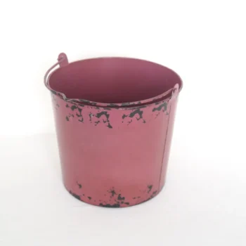 Antique Metal Bucket Photography Props Newborn Photo Posing Basket Props Baby Girl Basket Bowl Photo Backdrop