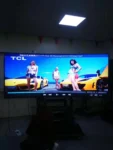 100 105 inch curved or flat panel Big monitor display and smart 4K led television TV