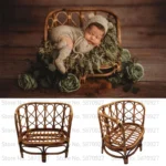kf-H4bf24d084f6a43a2a9967dc6df992841B-New-Newborn-Photography-Props-Handmade-Vintage-Bamboo-Bench-Ranttan-Chair-Wooden-Baby-Bed-Baby-Crib-Studio