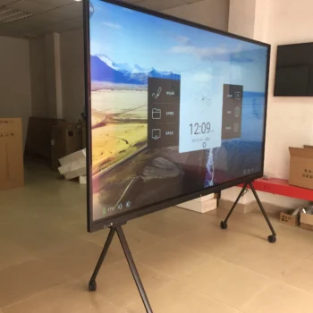 95' 100'' 110'' 120 inch touch screen interactive lcd display monitor with PC built in, 4K android Smart led television TV