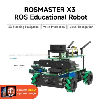 ROSMASTER X3 ROS2 Robot Smart Car with Mecanum Wheel Electronic Learning Kit for Jetson NANO/Orin NX/Orin NANO/Raspberry Pi 5