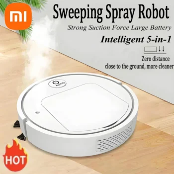 Xiaomi 5-in-1 Smart Sweeping Floor Robot Remote Control Vacuum Cleaner Ultra-quiet Spray Wireless Mopping Machine for Home Use