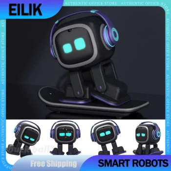 Emo Smart Robot Emopet Intelligent Emotional Voice Interaction Accompany Ai Children's Electronic Pets Desktop Decoration Toys