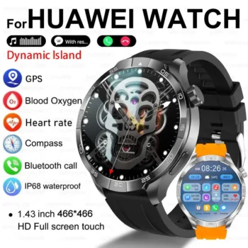 2024New For Huawei Xiaomi GPS Track Smart Watch Men 1.85-Inch Ultra HD AMOLED Screen 710 Mah Battery Bluetooth Call SmartWatches