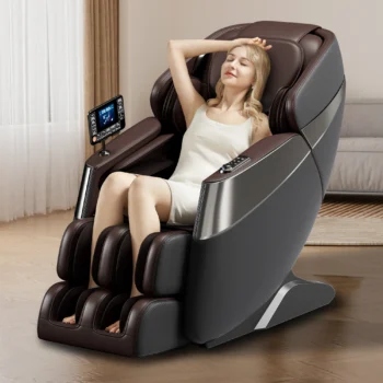 HOMEMASSA Full Body Massage Chairs Multifunctional Full Body Airbags Wrapped Recliner Zero Gravity Massage LCD Touch Screen