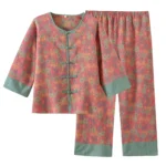 kf-S4da1b32c99164a5c95ab90f21f0f1972z-Chinese-Style-Cotton-Jacquard-Gauze-Women-s-Pajamas-Spring-Long-Sleeves-Trousers-Household-Clothes-FROG-Cuff