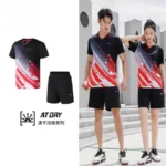kf-S77a513f62277417aa76001103ad5608ah-Custom-men-s-and-women-s-table-tennis-T-shirt-quick-drying-breathable-V-neck-badminton