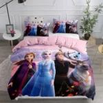 Disney Princess Frozen Bedding Set Quilt Cover 3D Home Bedroom Decoration for Children Kids Boy Girl Eu Single Double King Size