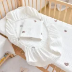 kf-S7fc428e8f4be433c9a618d540bc272f2w-130-70cm-120-60cm-Cotton-Quilted-Crib-Fitted-Sheets-Soft-Baby-Bed-Mattress-Cover-Bear-Embroidery