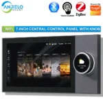 Anjielosmart Wifi Smart Home Control Panel Integrated ZigBee Gateway Bluetooth Tuya Smart Switch Air-conditioning Curtains