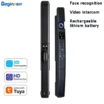 Video intercom Face recognition Pushpull Automatic Aluminium door lock 6068 72mm 85mm 92mm euro mortise tuya digital smart lock